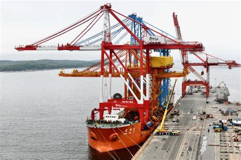 New Mega Crane Arrives At Psa Halifax Port Technology International