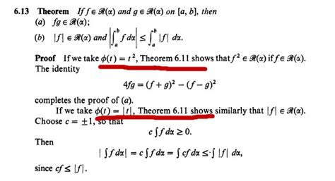 Real Analysis Theorems And From Pma Rudin Mathematics