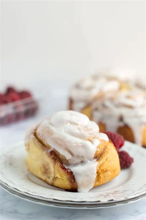 Lemon Raspberry Sweet Rolls Cook Craft Love