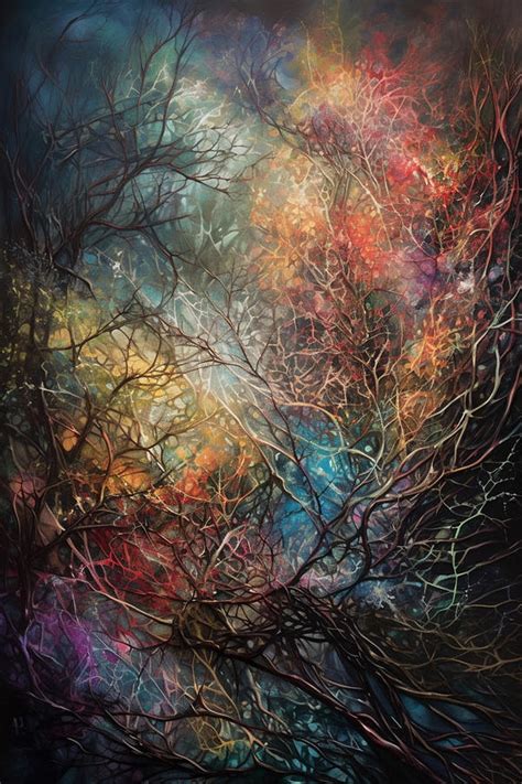 Mycelium Abstract 12 Digital Art By Collin Vickers Fine Art America