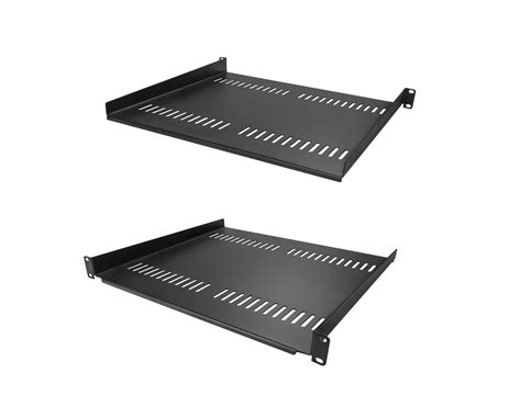 Snapklik StarTechcom 2 Pack 1U Server Rack Shelf Vented Rack