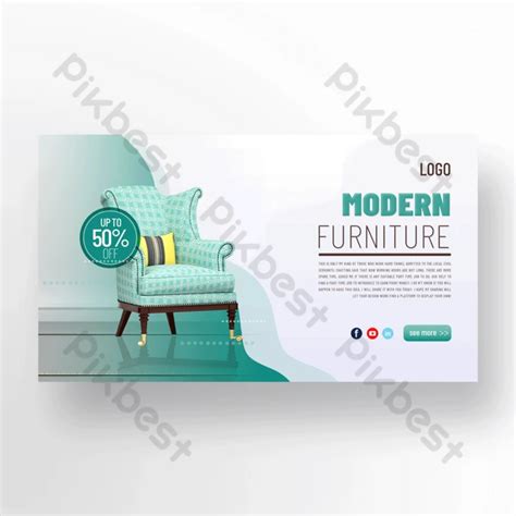 Fashion Modern Furniture Promotion Banner Psd Free Download Pikbest