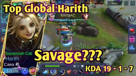 Savage Top Global Harith Harith Gameplay By Cara Item Build