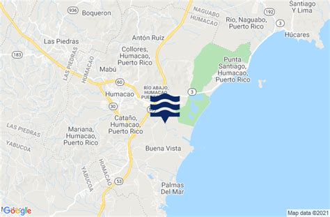 Mapa De Humacao Puerto Rico