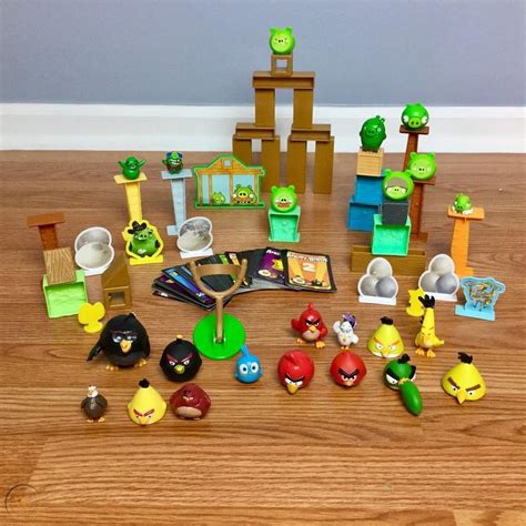 ANGRY BIRDS TOYS LOT Figures Blocks Cards Playset | #1878557861