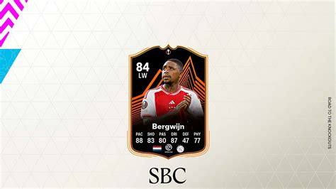 Ea Fc Rttk Uel Steven Bergwijn Sbc Cheapest Solutions And Review