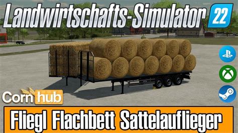 Ls Mods Fliegl Flachbett Sattelauflieger Ls Modvorstellung