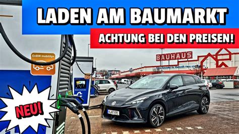 NEU Elektroauto laden jetzt auch am Baumarkt Bauhaus rüstet auf Test