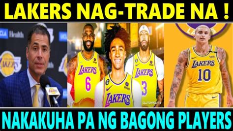 BREAKING LAKERS NAG TRADE NA BAGONG PLAYERS NAKUHA NA KUZMA