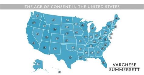 The Best Age Of Consent In Us Map