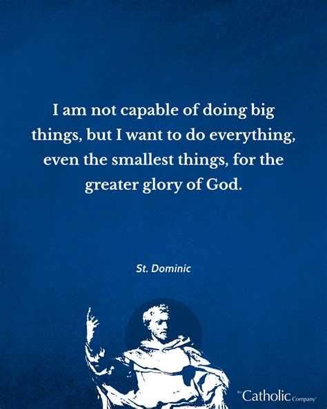 St Dominic Quote / St Dominic Savio | Saint quotes catholic, Saint ...