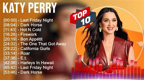 Katy Perry Greatest Hits Best Songs Music Hits Collection Top 10 Pop