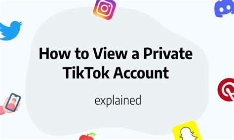 How To View A Private TikTok Account In 2022 For 2025