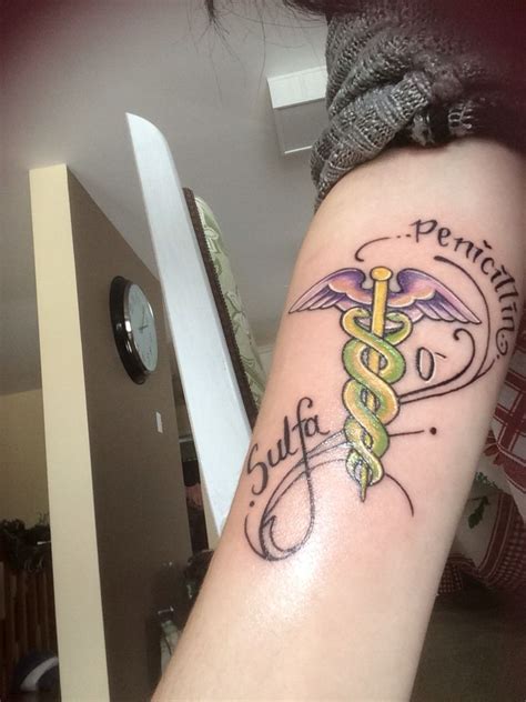 Medical Alert Tattoo Epilepsy Ona Coats