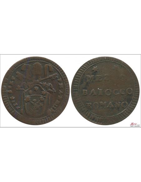 Italia Estados Pontificios 1797 Monedas Circulación Nº KM01227