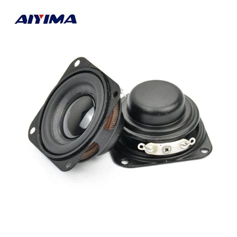 Aiyima 2 Pces 1 5 Polegada 40mm Baixo Alto falante 4ohm 3w Neodímio