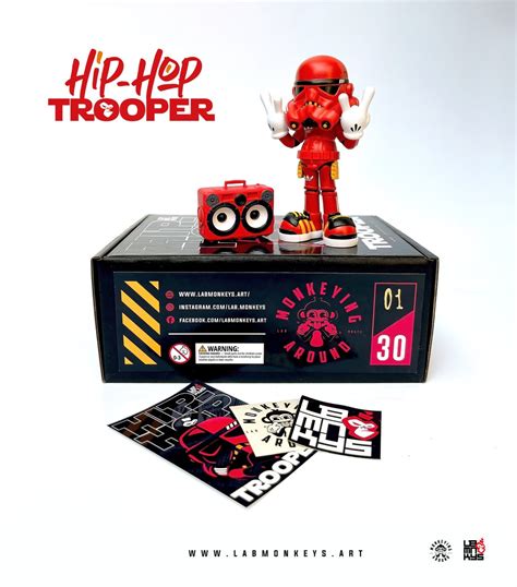 Lee Aller Of Lab Monkeys X Hip Hop Trooper Monkeying Around Series