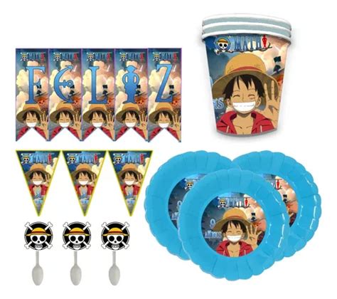 Decoración Personalizado One Piece Luffy Para Fiestas Cuotas sin interés