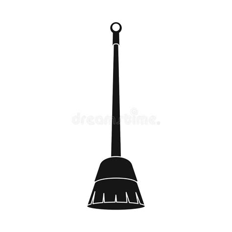 Vector Design Of Broom And Cleaning Sign Set Of Broom And Housekeeping