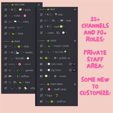 Cute And Kawaii Aesthetic Discord Template Instant Download 58 Off