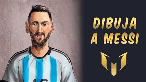 Como DIBUJAR a MESSI Mundial FÚTBOL 2022 YouTube