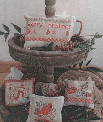 Serenita Di Campagna Merry Christmas Set Cuscinetti Christmas Pattern