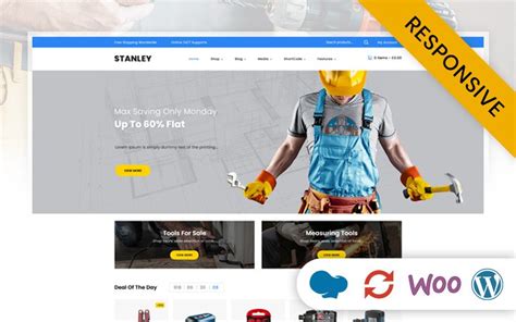 Toolsjet Tema WooCommerce para ferretería TemplateMonster