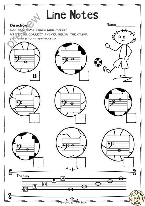 Bass Clef Note Name Worksheets Back To School Made By Teachers