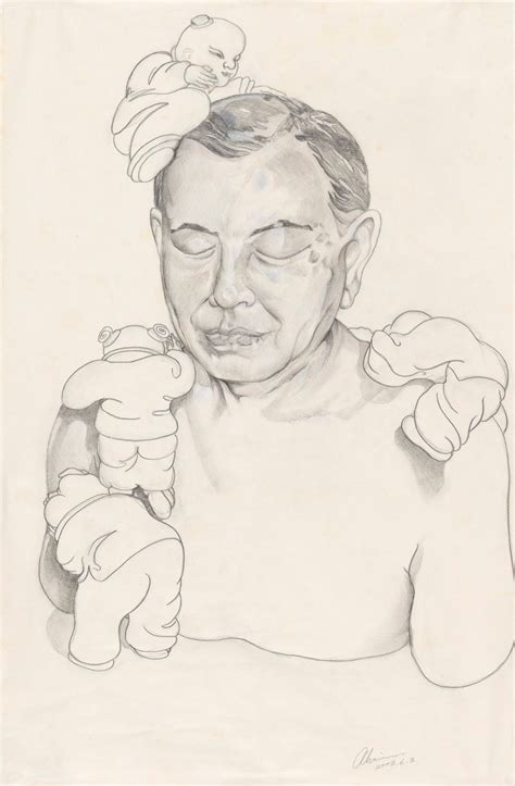 Untitled (preparatory study for sculpture of Dr John Yu), National ...