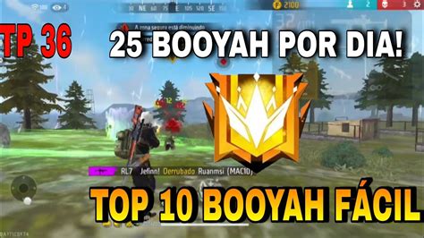 COMO PEGAR TOP BOOYAH FÁCIL NA NOVA TEMPORADA 36 DO FREE FIRE YouTube