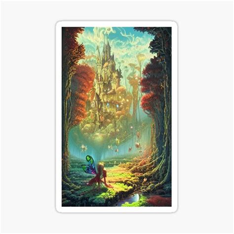 Faerie Castle Sticker For Sale By Rezra Redbubble