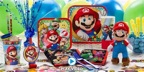 Super Mario Party Supplies - Super Mario Birthday Ideas | Party City