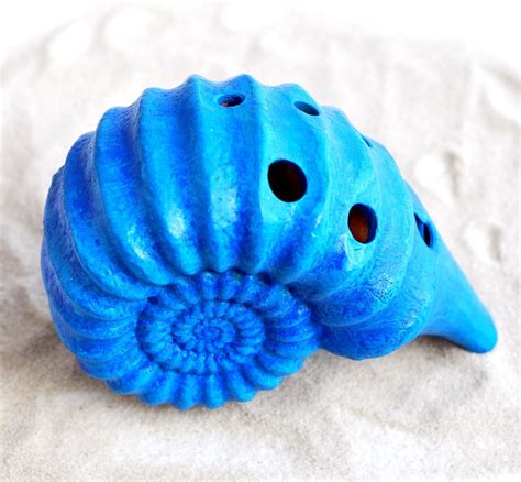 Ocarina Sound of ancient/ ocean blue / pentatonic | Etsy