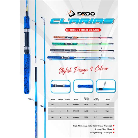 Jual Joran Pancing Daido Clarias Solid Fiber Cm Cm Cm Shopee