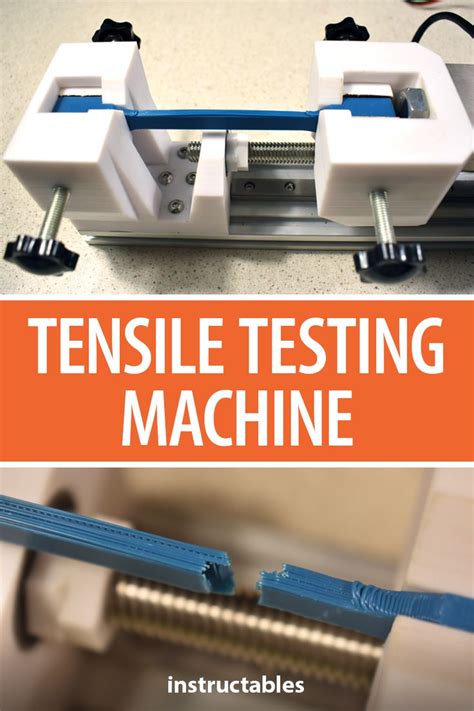 An Image Of Tensile Testing Machine With Instructions On How To Use The Machine And How To Use It