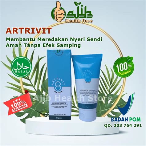 Jual Artrivit Asli Original Cream Nyeri Sendi Lutut Pinggang 100 Obat