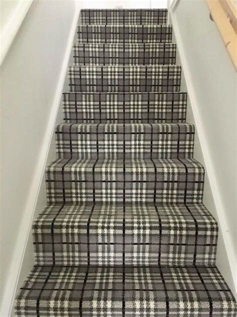 Plaid Staircase Tartan Masterfitting Carpets Flooring Home