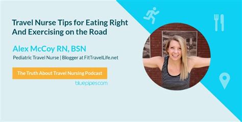 How Travel Nurses Can Eat Right And Exercise On The Road Bluepipes Blog