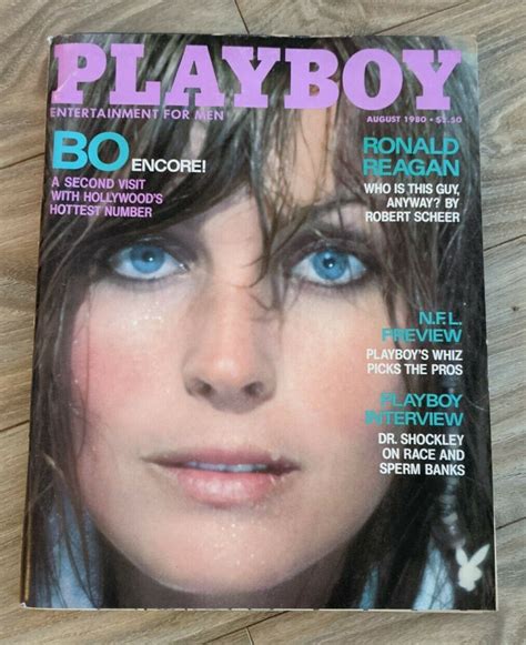 Playboy Magazine Bo Derek Encore Cover Nude Pictorial Aug Vol Hot Sex