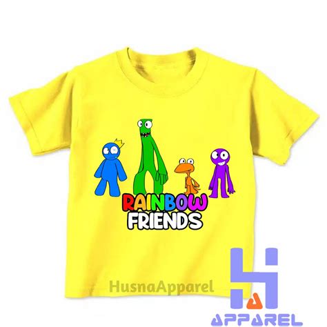 Baju Anak Kaos Anak Rainbow Friends Roblox Lazada Indonesia