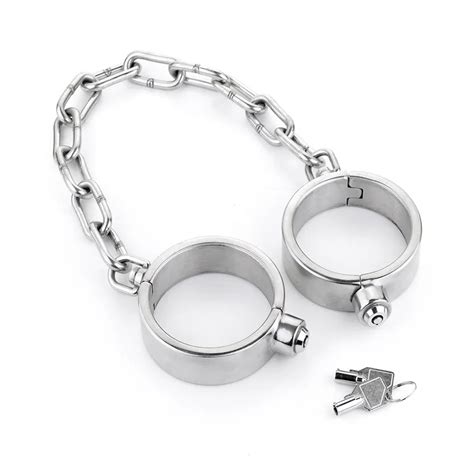 Stainless Steel Ankle Bondage Sex Toys For Bdsm Adult Games