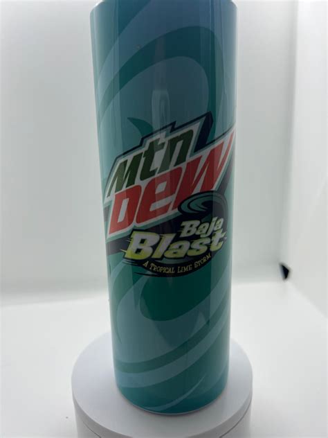 Baja Blast Mountain Dew Tumbler Etsy