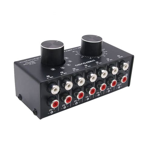 Audio Input Signal Selector Audio Input Switch Rca Audio Selector Switch 6 In And 1 Out Free