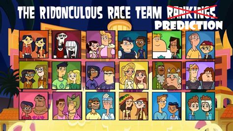 The Ridonculous Race Prediction by xebla on DeviantArt