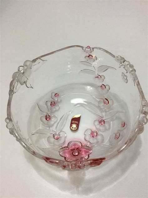 Rare Crystal Vase By Walther Glass Germany Art And Collectibles Collectible Glass Pe