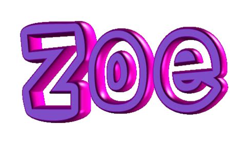 Naamanimaties Zoe » Animaatjes.nl