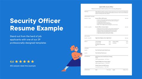 security officer resume examples templates  resumeio