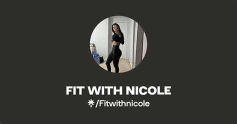 Fit With Nicole Instagram Linktree