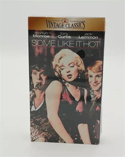 SOME LIKE IT Hot VHS VHS Tape New Sealed Marilyn Monroe PicClick UK