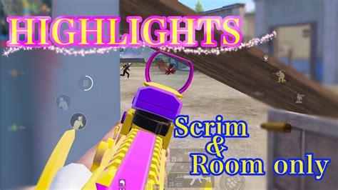 【pubg Mobile】highlight Room And Scrim Only 1vs3🔥1vs4🔥 Youtube